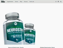 Tablet Screenshot of mindnutrition.com